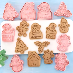 Kerstkoekjesvormen en Koekjesstempels